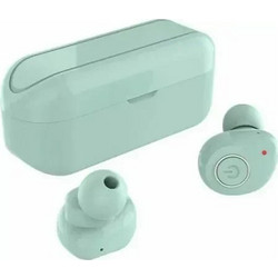 Gjby TWS-02 Ακουστικά Bluetooth In Ear Mint