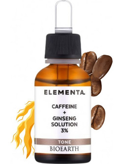 Bioearth Tone Caffeine Ginseng 3% Ενυδατικό Serum Προσώπου με Υαλουρονικό 15ml