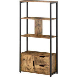 HOMCOM Βιβλιοθήκη 58x24x122cm 838-132