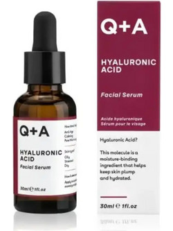 Q+A Acid Hyaluronic Facial Ενυδατικό Serum Προσώπου με Υαλουρονικό 30ml