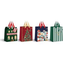 Τσάντα Χάρτινη Interdruk Xmas 377548 Large 33x46cm(τυχαία επιλογή)