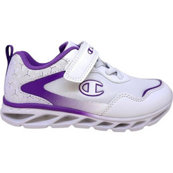 Champion Wave Παιδικά Sneakers με Φωτάκια Λευκά Μωβ S32888-WW005