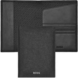 BOSS Θήκη Διαβατηρίου από δέρμα Black HLP416A