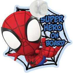 Marvel Spidey Πινακίδα Σήμανσης Baby on Board με Βεντούζα, 1τμχ