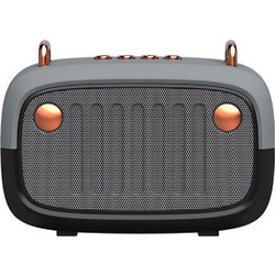 Telemax BS-32D Ηχείο Bluetooth 5W με Ραδιόφωνο Ασημί