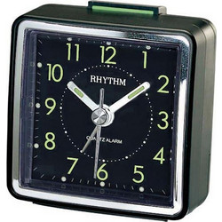 Ρολόι Ξυπνητήρι RHYTHM CRE210NR71 Πλαστικό Black