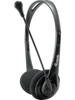 Equip 245305 On Ear Ακουστικά Υπολογιστή με Μικρόφωνο & USB-A