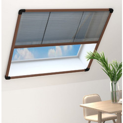 vidaXL 148656 Σίτα Παραθύρου Πλισέ 120x120cm