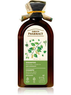 Green Pharmacy Φυτικό Σαμπουάν για Επανόρθωση κατά της Πιτυρίδας για Ταλαιπωρημένα Μαλλιά 350ml