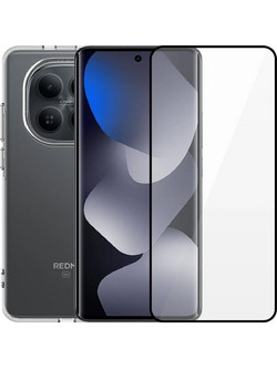 Vivid Set TPU Case + Full Face Tempered Glass Θήκη Σιλικόνης (Xiaomi Redmi Note 15 5G / Poco M8 5G)