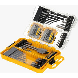 Dewalt DT70784 Σετ 100 Τρυπάνια με Εξάγωνο Στέλεχος για Ξύλο