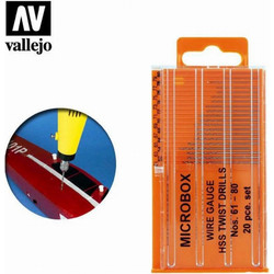 Vallejo - Set of 20 Drill Bits, No. 61-80