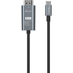 Καλώδιο HDMI σε USB C Devia EC084 (Updated) 2m Storm Μαύρο N67018