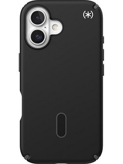 SPECK IPHONE 16 CASE (150688-3205) PRESIDIO PRO + CLICKLOCK (BLACK / SLATE GREY)