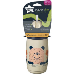 Tommee Tippee Ισοθερμικό Κύπελλο με Καλαμάκι Grey 266ml