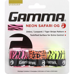 Gamma Neon Safari Overgrips ART826/ANAPO10