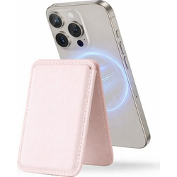 Vertical Stand Wallet Cardslot case, Magsafe /pink/ OEM