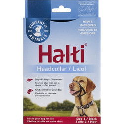 HALTI HEADCOLLAR ΕΚΠΑΙΔΕΥΤΙΚΟ ΚΟΛΑΡΟ ΣΚΥΛΟΥ No3 μαύρο