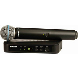 Shure BLX24E/Beta58 Σετ Ασύρματο Μικρόφωνο Χειρός XLR / 6.35mm