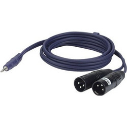 DAP AUDIO FL463 stereo mini Jack 2 XLR/M 3 p. 3 m - DAP AUDIO