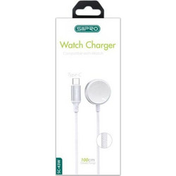 SiiPro Φορτιστής για iWatch Λευκός (SC-43W)