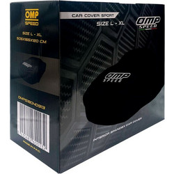 Κάλυμα Αυτοκινήτου OMP OMPS18040913 L/XL Μαύρο Εσωτερικό
