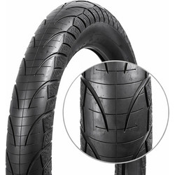 eWHEEL ΔΙΠΛΩΤΟ ΕΛΑΣΤΙΚΟ E-BIKE/FAT-BIKE W2117 20X4.00 ΜΑΥΡΟ