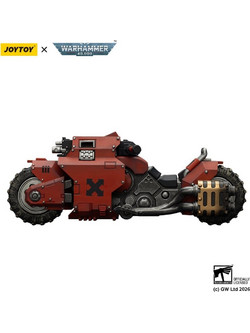 JOY TOY Warhammer 40000 Raider-pattern Combat Bike Blood Angels with twin-linked bolt rifles 22cm