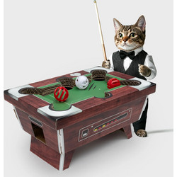 Suck Uk Pool Table Cat Toy