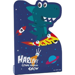 Foska - Γωνία Βιβλίων Μεταλλική 13.5x10x20 cm, Harlen΄s Cosmic Skateboard Show BS2014