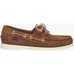 SEBAGO 74121SW ACO BROWN DK-YELLOW GOLD BOATSHOES WOMEN