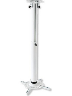 Techly Βάση Projector Οροφής ICA-PM-104MW με Μέγιστο Φορτίο 15kg Ασημί