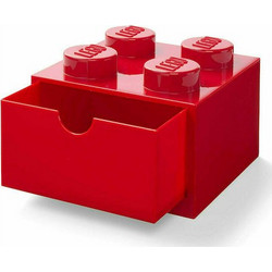 LEGO Παιδικό Κουτί Αποθήκευσης από Πλαστικό 4 Knobs Κόκκινο 40201730