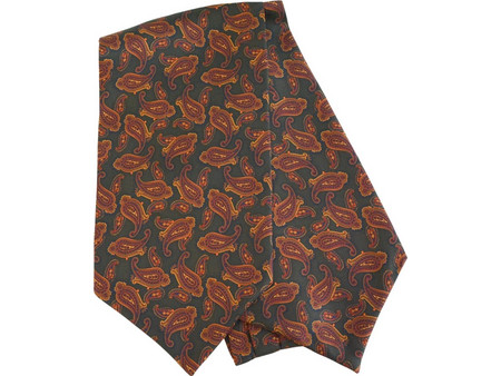 Μεταξωτό Ascot Πέιζλι Λαδί