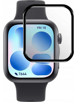 Hybrid Glass Huawei Watch Fit 5 Spacecase Smartwatch Αντιχαρακτικό Προστατευτικό Υβριδικό Οθόνης - Black (5905719141417)