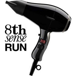 Elchim 8TH Sense Run Digital Επαγγελματικό Πιστολάκι Μαλλιών Ionic 2400W Black