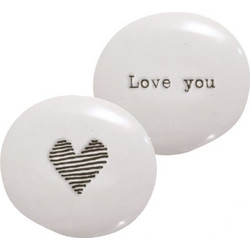 Βότσαλο - Love you / Heart 1,5 x 3,70 x 4,20 εκ
