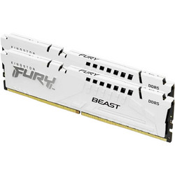 Kingston Fury Beast 32GB (2X16GB) DDR5 RAM 5600MHz C36 White KF556C36BWEK2-32