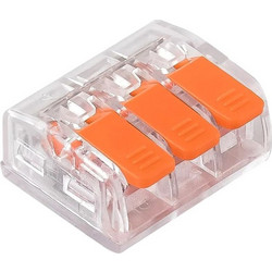 POWERTECH κλέμα σύνδεσης καλωδίων TOOL-0101, 3pin, 10τμχ