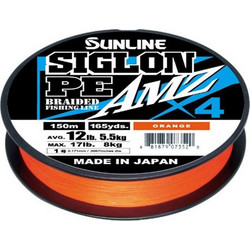 SUNLINE SIGLON PE AMZ X4 ORANGE 150m