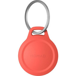 Nomad Rugged Keychain AirTag Case Red