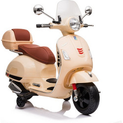 Παιδικό ηλεκτρικό σκούτερ RunRunToys Vespa Καφέ 12V