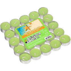 Κεριά Ρεσώ Αρωματικά Λαχανί Sun Cream O3.5x1.5cm - 25 τμχ