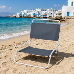 Καρεκλάκι Παραλίας Γκρι 52x60x53cm General Trade 775619 - GeneralTrade