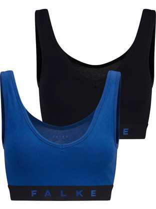 FALKE | 2PACK ΓΥΝΑΙΚΕΙΑ ΜΠΟΥΣΤΑΚΙΑ DAILY COMFORT | ΜΠΛΕ ΜΑΥΡΟ
