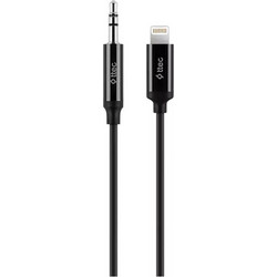 TTEC 3.5mm to Lightning Cable Μαύρο 1m (03500) 2DK42S