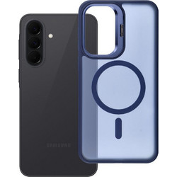 FORCELL Case For Samsung A37 F-Protect Shadow Stand Premium Compatible With Magsafe Navy blue
