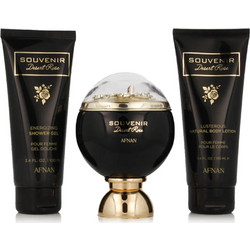 Afnan Souvenir Desert Rose Eau de Parfum 100ml + Shower Gel 100ml + Body Lotion 100ml