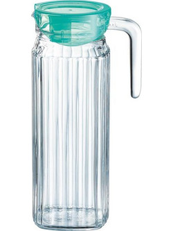 Luminarc Κανάτα Γυάλινη 1,1L με Τιρκουάζ Καπάκι Keepn Box