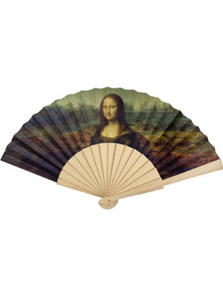 Βεντάλια Mona Lisa Da Vinci 21x37 cm